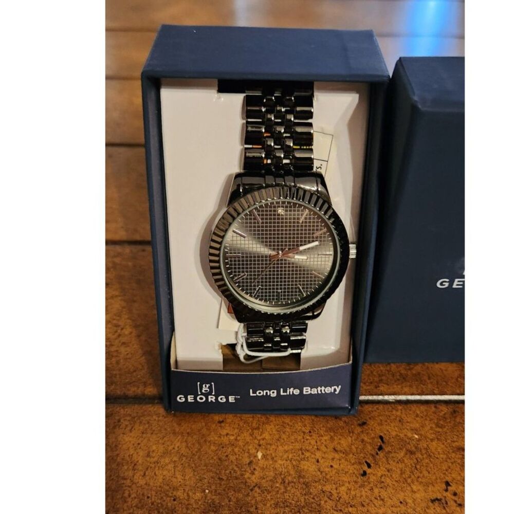🖤 Gunmetal Stainless Steel Men’s Watch | Minimal & Modern